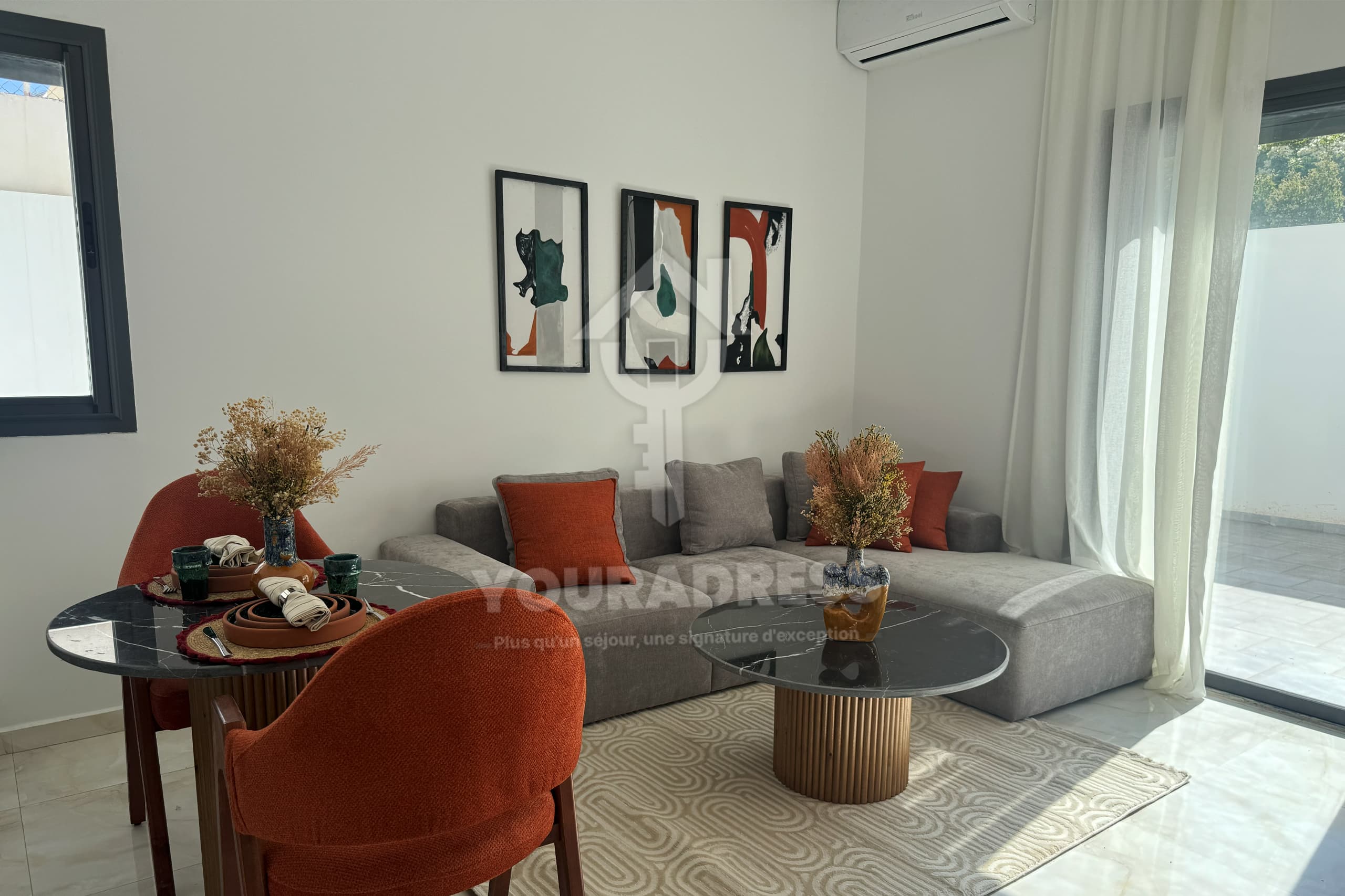 Appartement à Louer à Casablanca avec Terrasse – Confort & Intimité