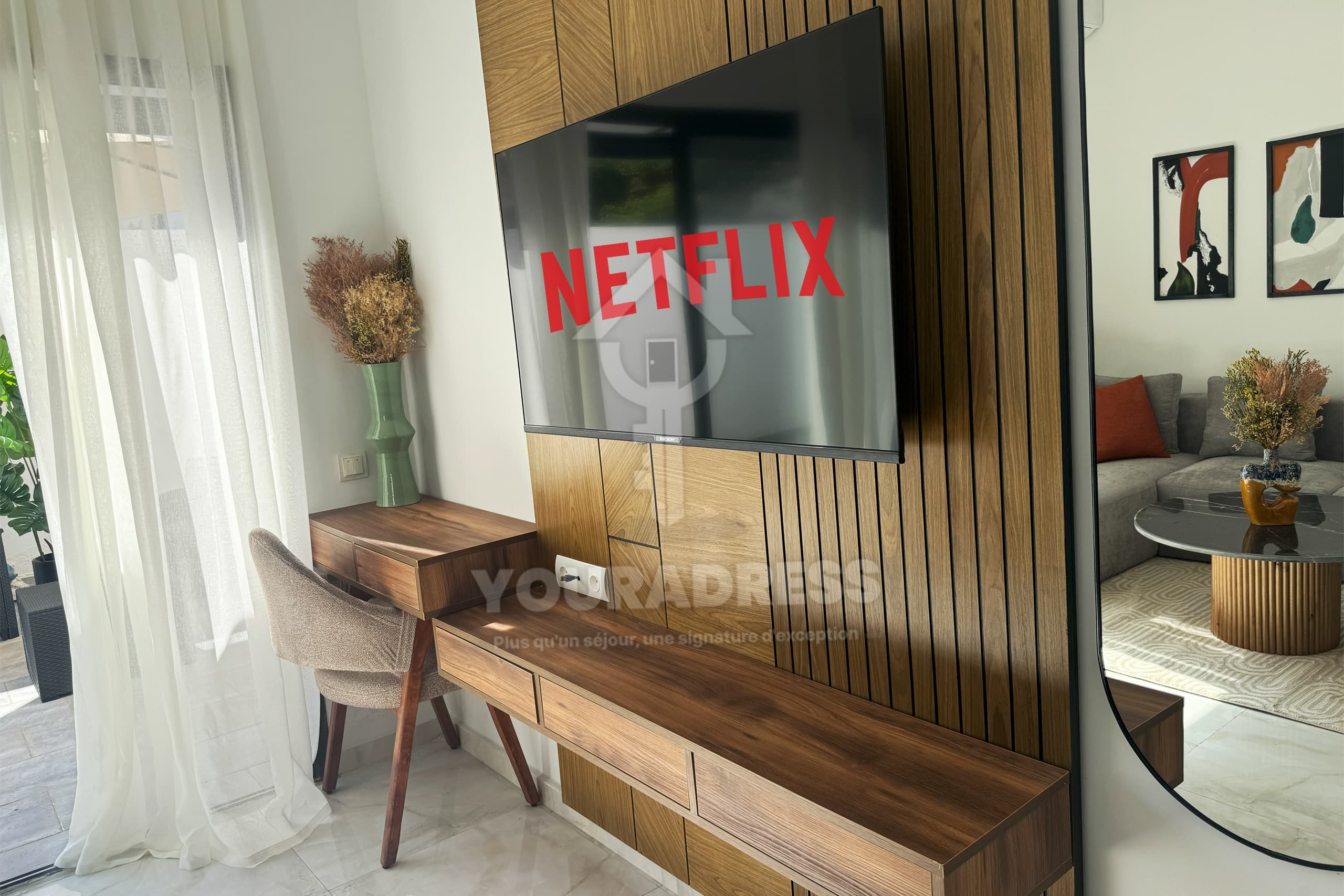 Appartement à Louer à Casablanca avec Terrasse – Confort & Intimité