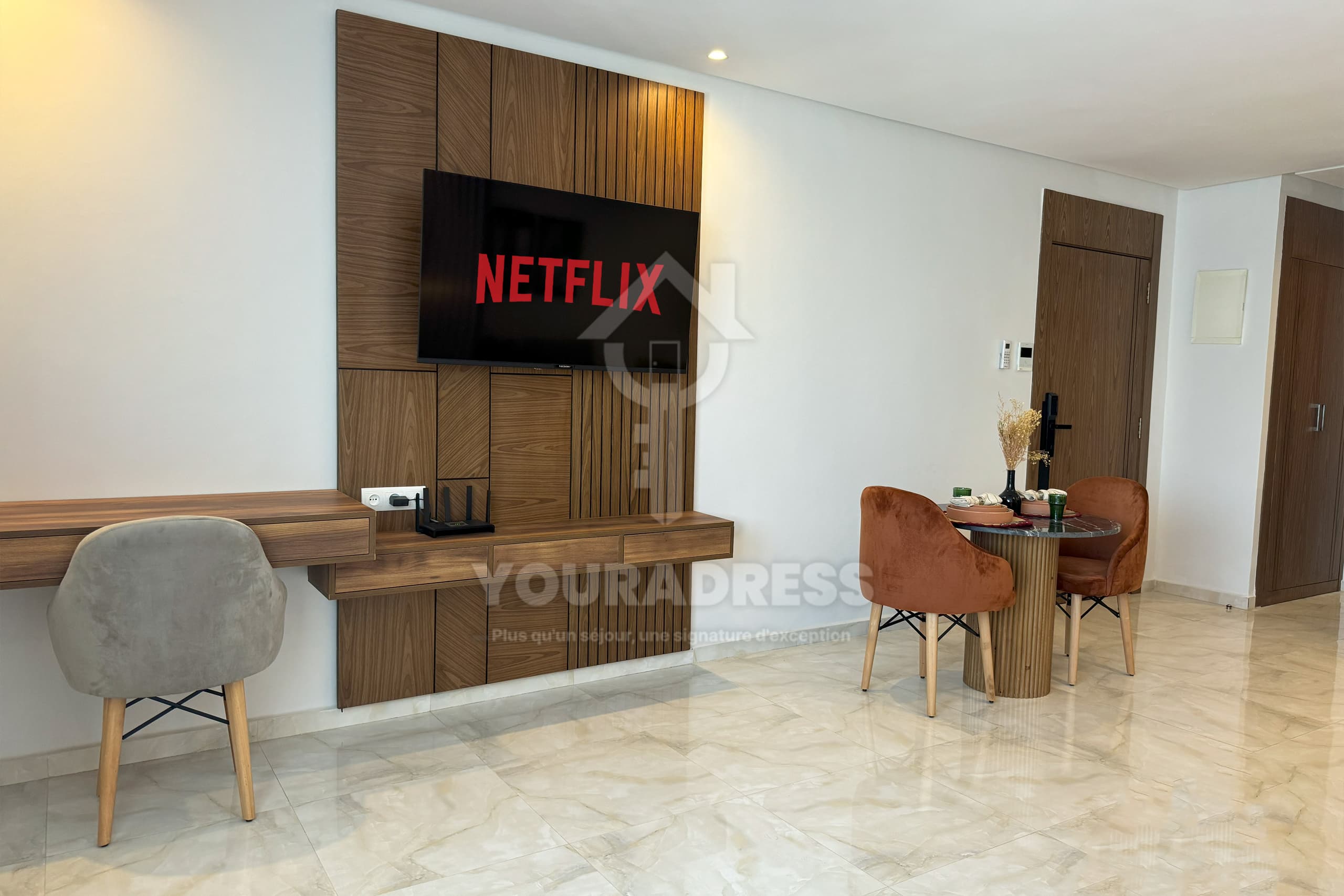 Studio à louer à Casablanca – Lumineux, moderne et fonctionnel