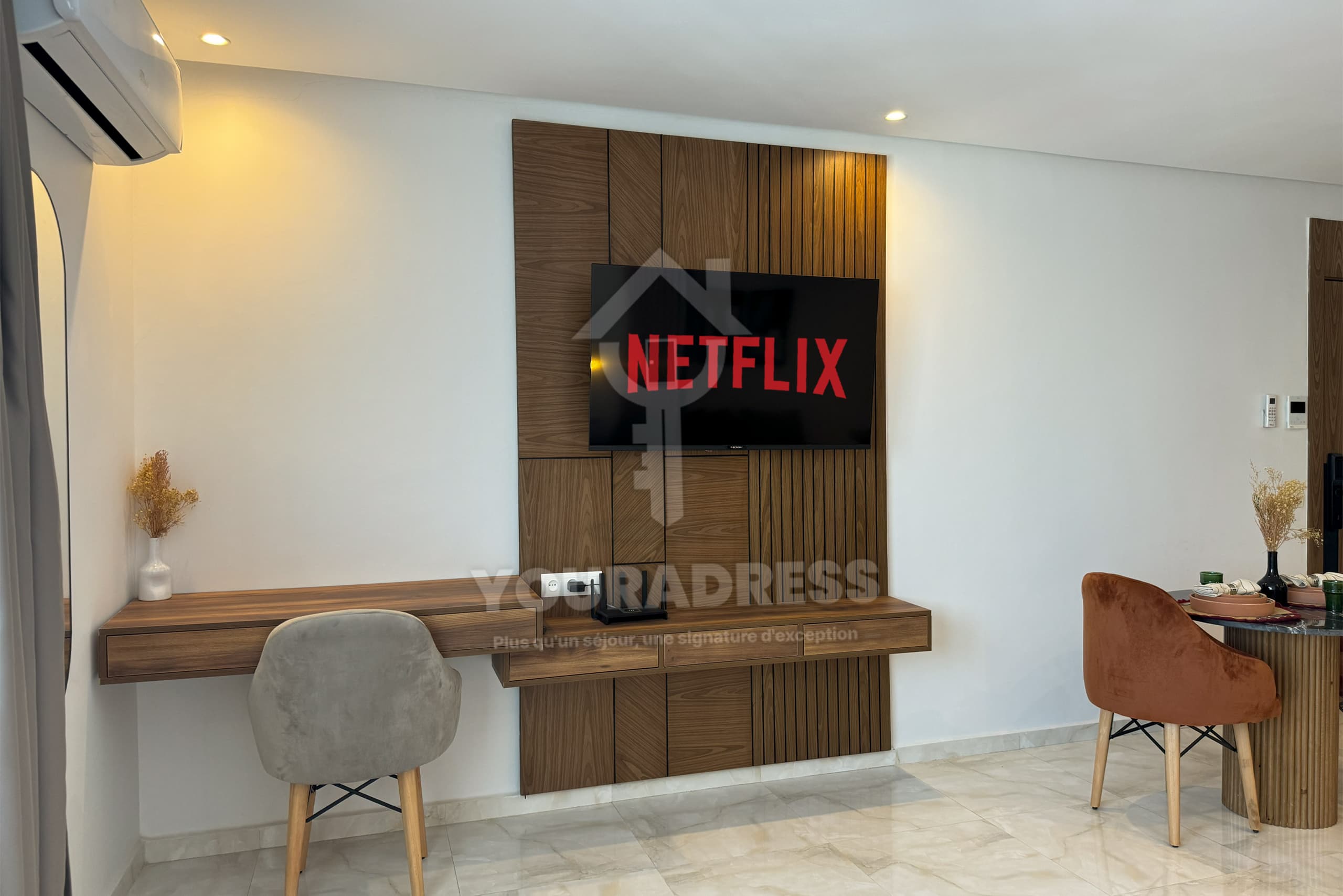 Studio à louer à Casablanca – Lumineux, moderne et fonctionnel