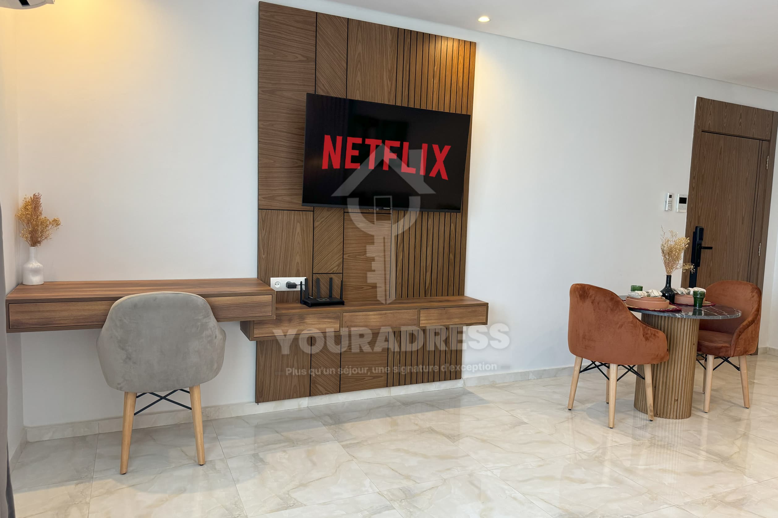 Studio à louer à Casablanca – Lumineux, moderne et fonctionnel
